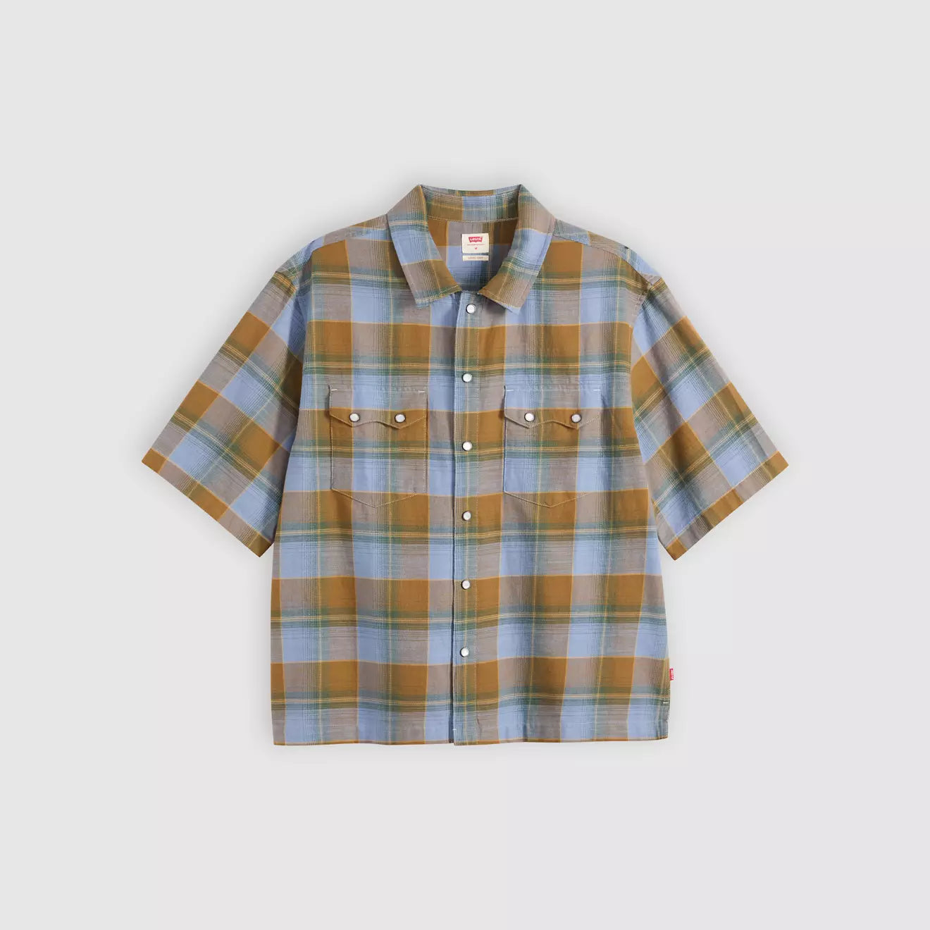 levi's® 短袖 boxy 西部襯衫 | 男裝   005H70002S- Multicolor – Levi's 香港
