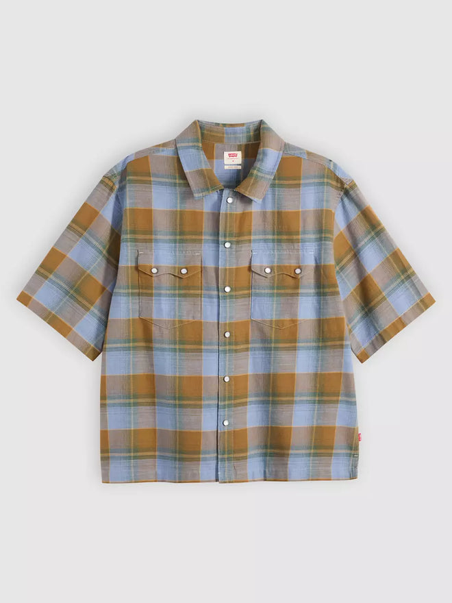 levi's® 短袖 boxy 西部襯衫 | 男裝   005H70002S- Multicolor  – Levi's 香港