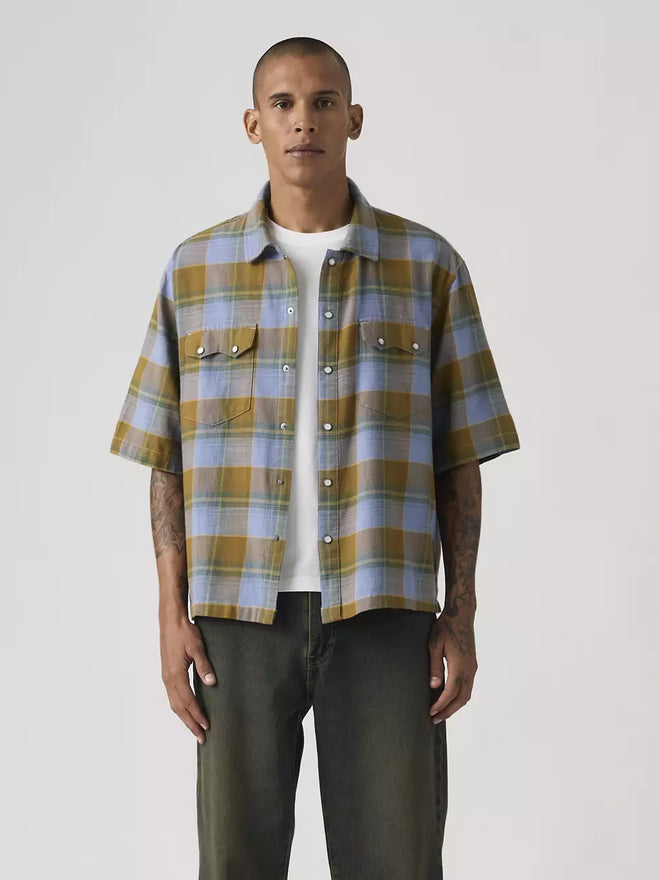 levi's® 短袖 boxy 西部襯衫 | 男裝   005H70002S- Multicolor  – Levi's 香港