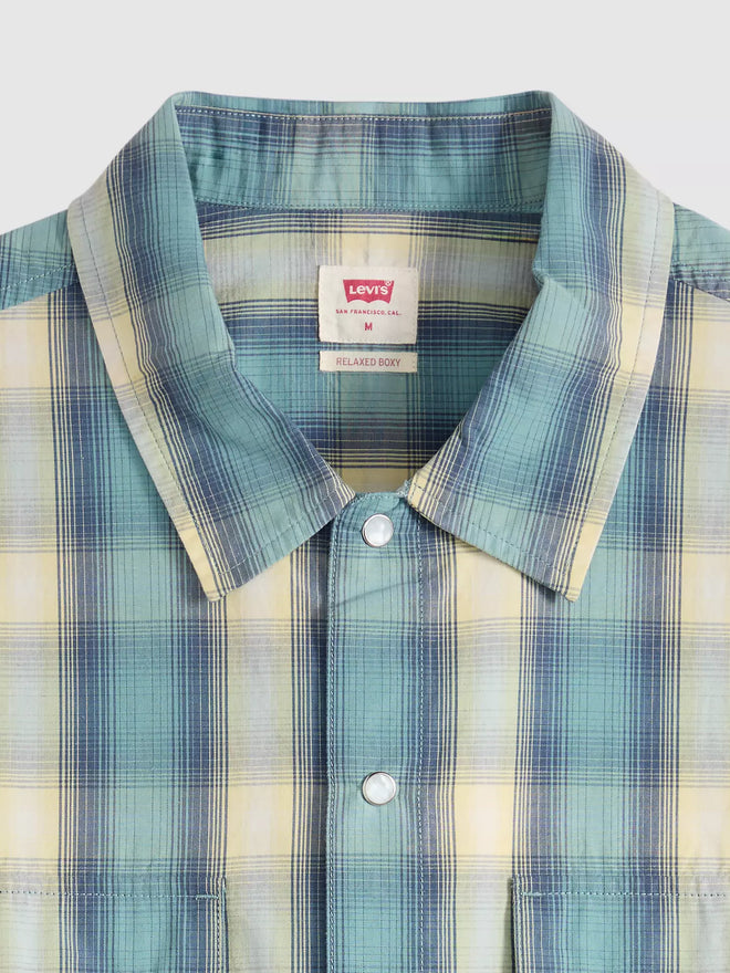 levi's® short-sleeve boxy 西部襯衫 | 男裝   005H70007S- Multicolor  – Levi's 香港