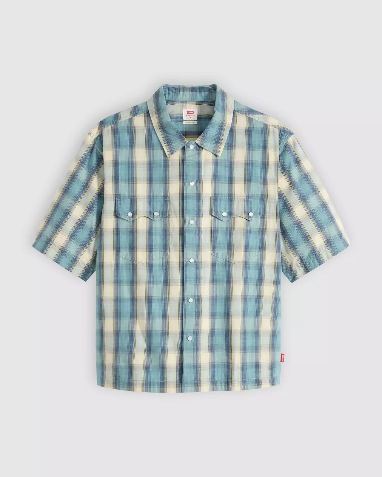 levi's® short-sleeve boxy 西部襯衫 | 男裝   005H70007S- Multicolor – Levi's 香港