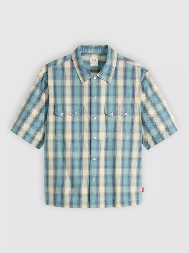 levi's® short-sleeve boxy 西部襯衫 | 男裝   005H70007S- Multicolor  – Levi's 香港