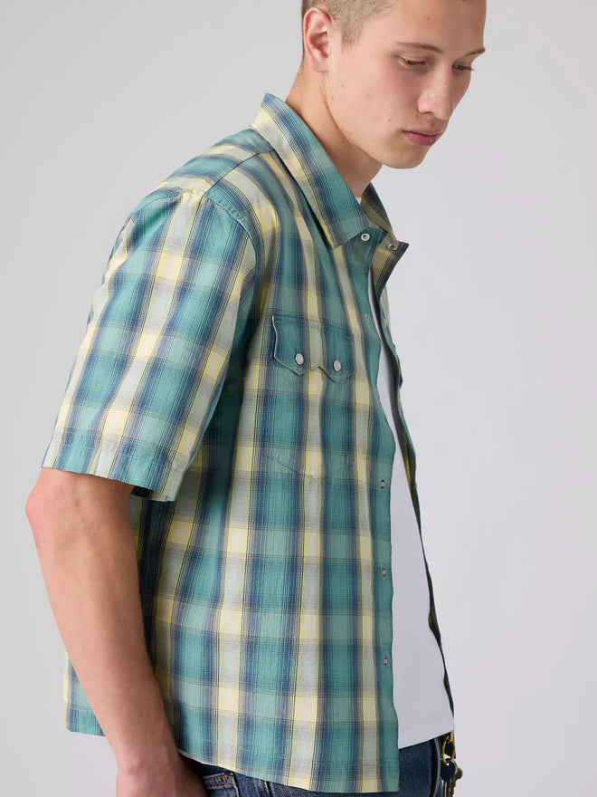 levi's® short-sleeve boxy 西部襯衫 | 男裝   005H70007S- Multicolor  – Levi's 香港