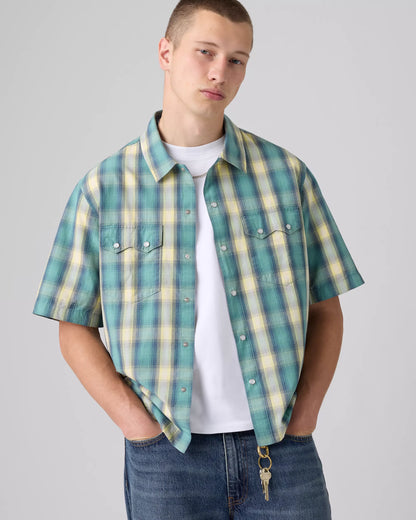 Levi's® Short-Sleeve Boxy 西部襯衫 | 男裝  