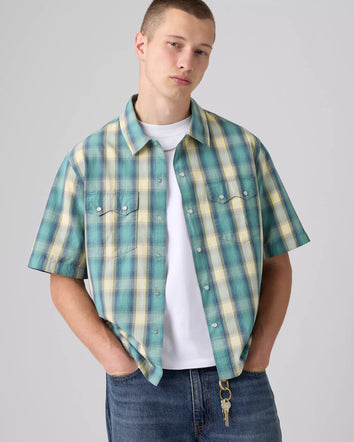 levi's® men's short-sleeve boxy western shirt 005H70007S- Multicolor  – Levi's Hong Kong