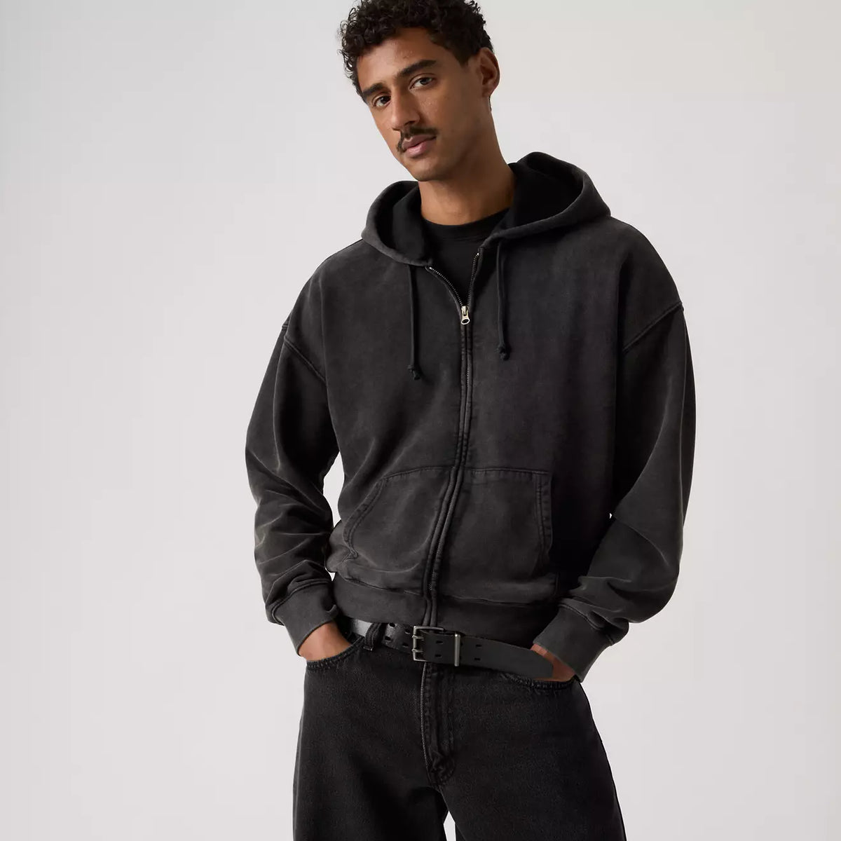 Levi's® Hayes 寬鬆全拉鍊衛衣 | 男裝