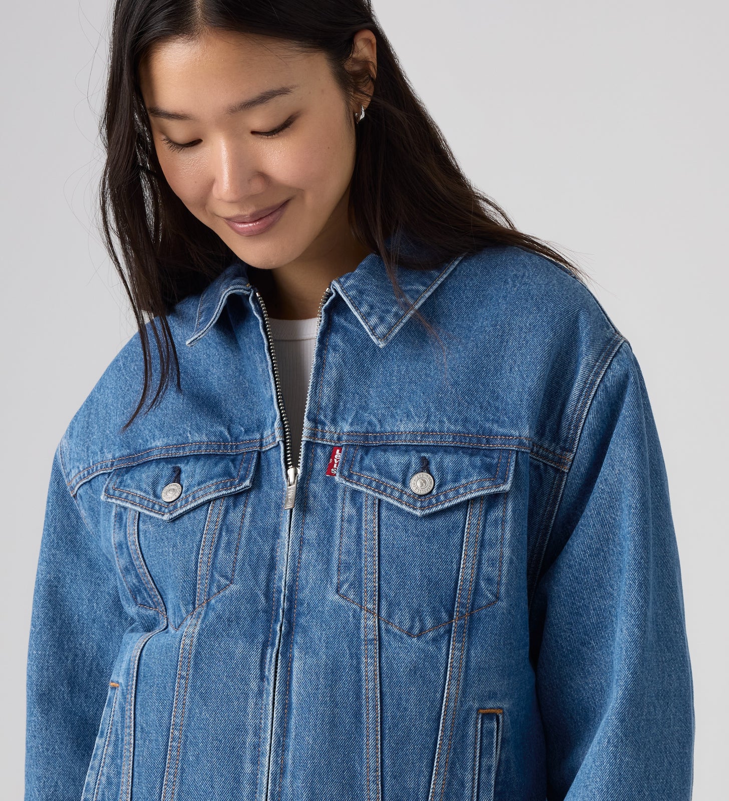 levi’s® x sky high farm goods trucker 外套 005RH0000S- Blue – Levi's 香港