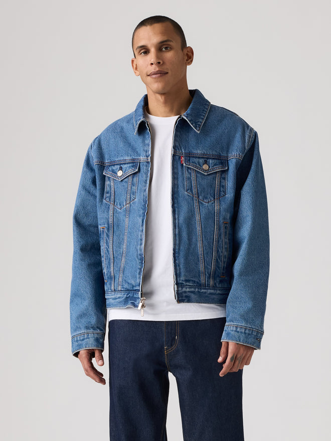 levi’s® x sky high farm goods trucker 外套 005RH0000S- Blue  – Levi's 香港