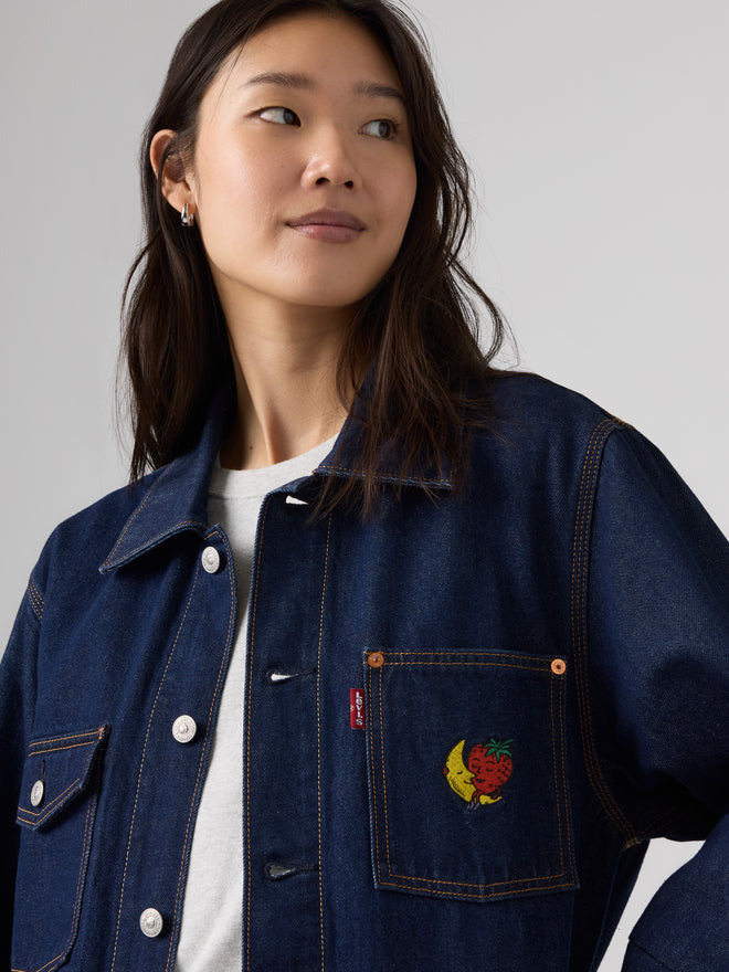 levi’s® x sky high farm goods 工裝外套 005RI0000M- Blue  – Levi's 香港