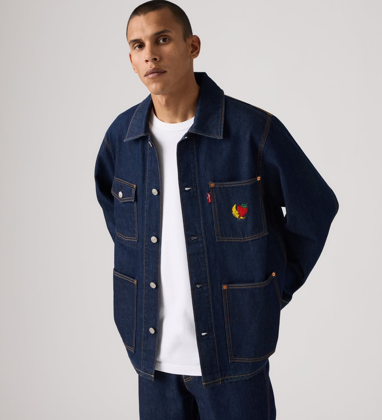 levi’s® x sky high farm goods chore coat 005RI0000M- Blue – Levi's Hong Kong