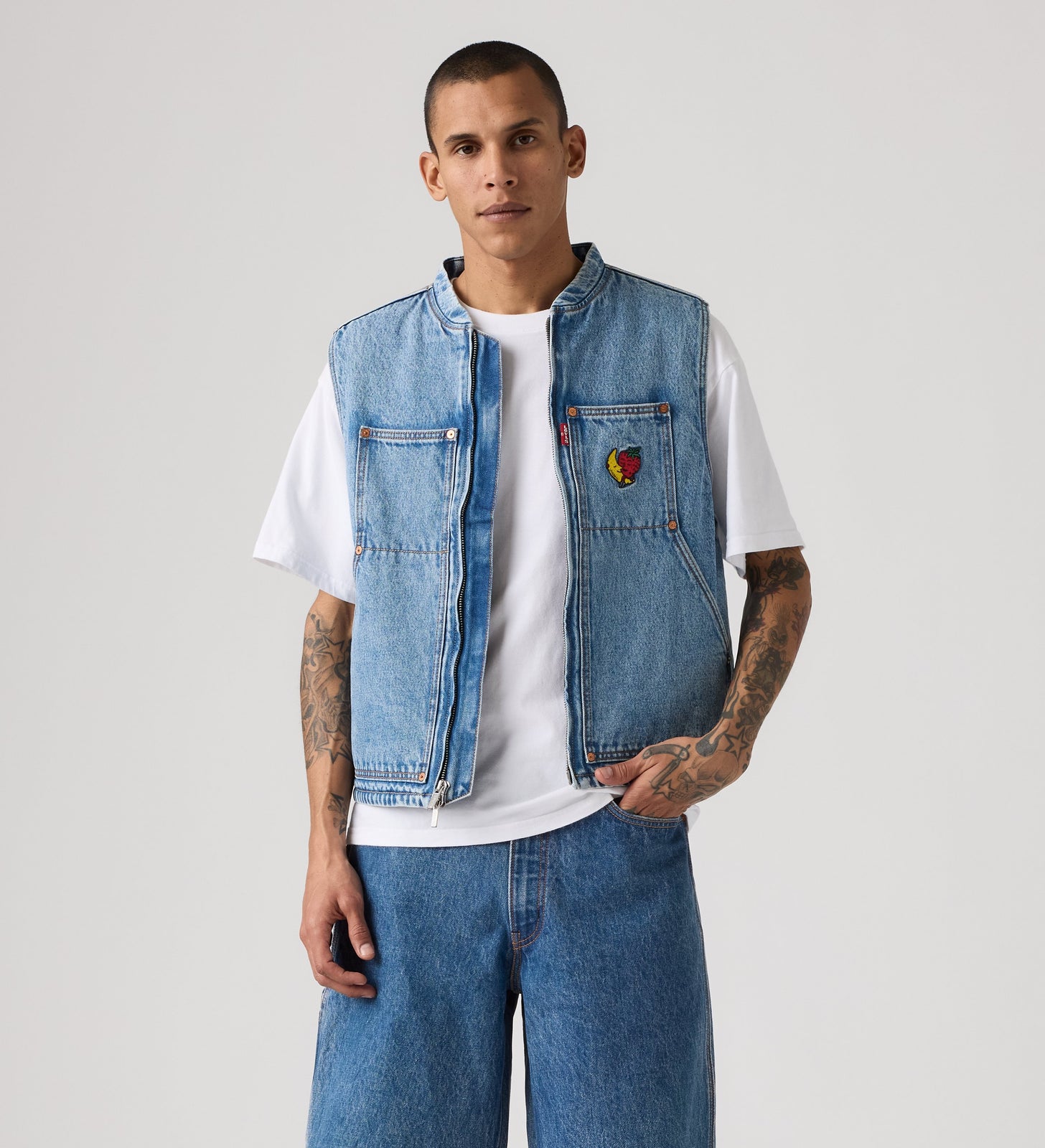 levi’s® x sky high farm goods 背心 006D30000M- Blue – Levi's 香港