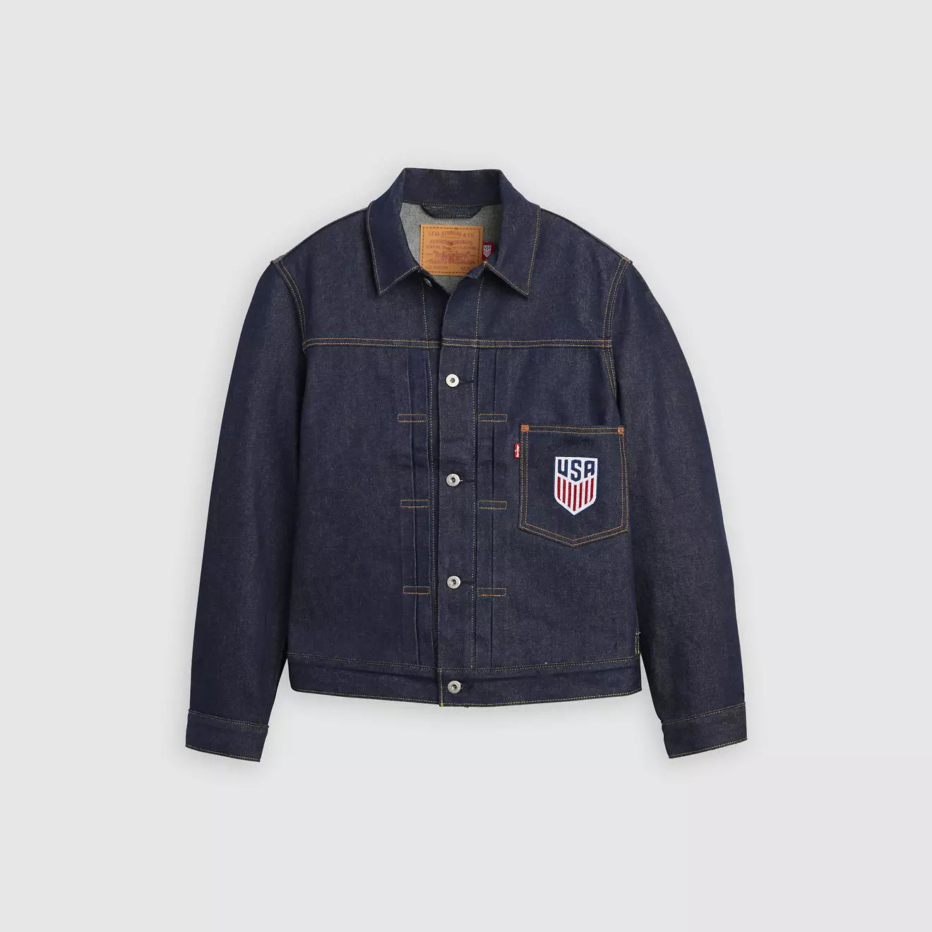 Levi’s ® U.S. Soccer 水洗海軍藍 Type I 牛仔夾克外套
