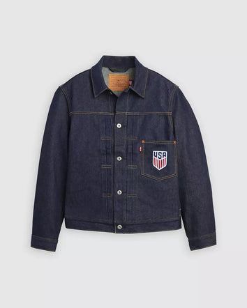 levi’s ® 水洗海軍藍 type i 牛仔夾克外套 006GG0001M- Dark Wash  – Levi's 香港