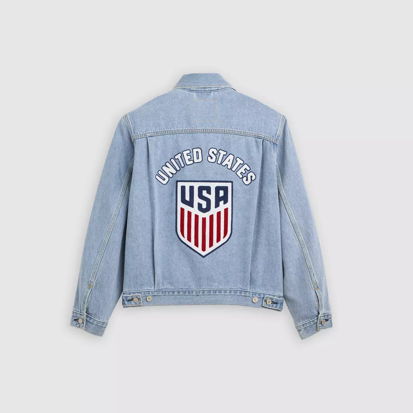 levi’s ® u.s. soccer 水洗淺色 type ii牛仔夾克外套 006GH0000L- Medium Wash – Levi's 香港