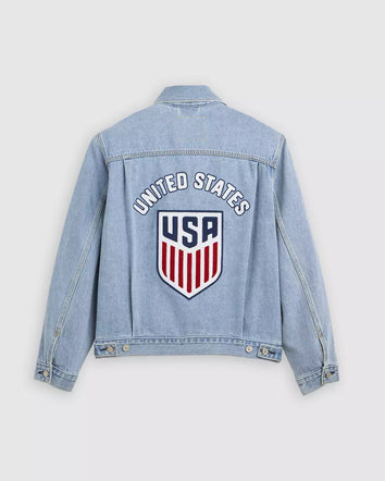 levi's® u.s. soccer type ii jacket 006GH0000L- Medium Wash  – Levi's Hong Kong