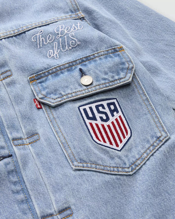 levi's® u.s. soccer type ii jacket 006GH0000L- Medium Wash  – Levi's Hong Kong