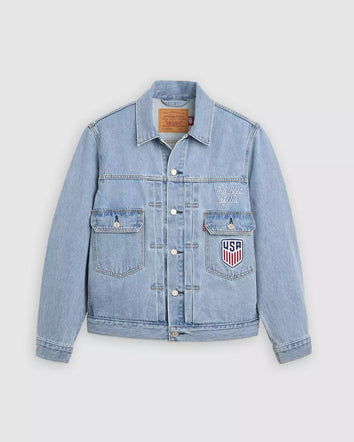 levi’s ® 水洗淺色 type ii牛仔夾克外套 006GH0000L- Medium Wash  – Levi's 香港