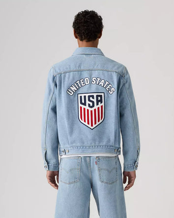 levi's® u.s. soccer type ii jacket 006GH0000L- Medium Wash  – Levi's Hong Kong