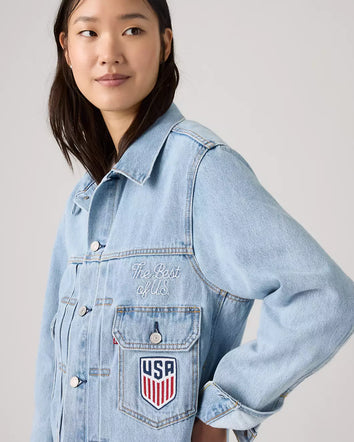 levi's® u.s. soccer type ii jacket 006GH0000L- Medium Wash  – Levi's Hong Kong