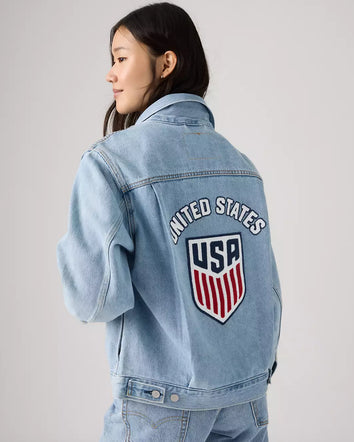 levi's® u.s. soccer type ii jacket 006GH0000L- Medium Wash  – Levi's Hong Kong