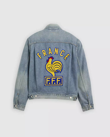 levi’s® france football type ii 牛仔外套   006GH0002M- Dark Indigo  – Levi's 香港