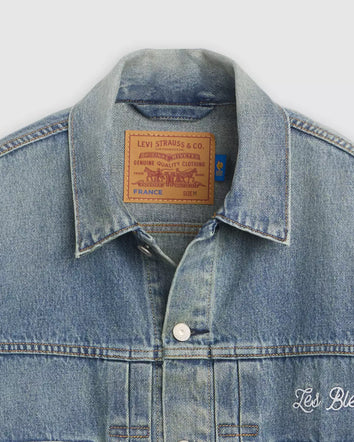 levi’s® france football type ii 牛仔外套   006GH0002M- Dark Indigo  – Levi's 香港