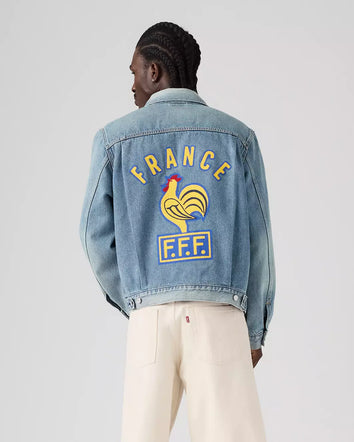 levi’s® france football type ii 牛仔外套   006GH0002M- Dark Indigo  – Levi's 香港