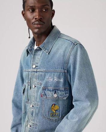 levi’s® france football type ii 牛仔外套   006GH0002M- Dark Indigo  – Levi's 香港