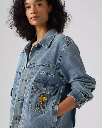 levi’s® france football type ii 牛仔外套   006GH0002M- Dark Indigo  – Levi's 香港