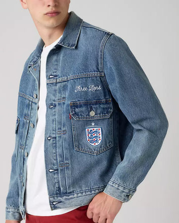 levi’s® england football type ii 牛仔外套 006GH0006L- Dark Wash  – Levi's 香港