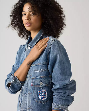 levi’s® england football type ii 牛仔外套 006GH0006L- Dark Wash  – Levi's 香港