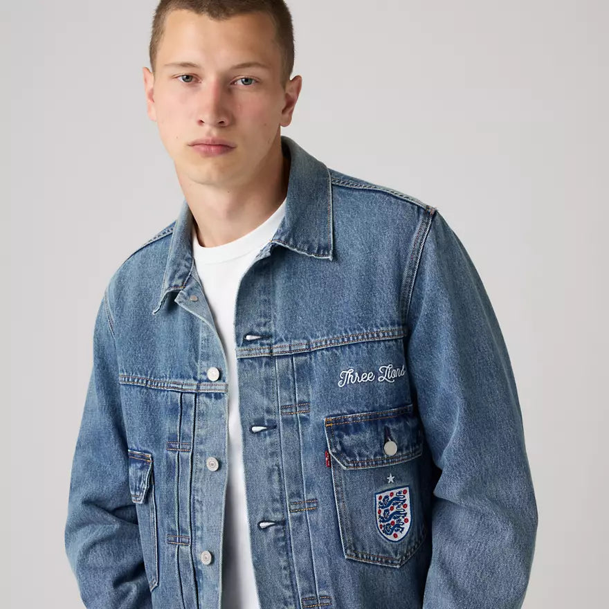 levi’s® england football type ii 牛仔外套 006GH0006L- Dark Wash – Levi's 香港