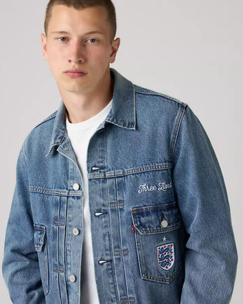 levi’s® england football type ii 牛仔外套 006GH0006L- Dark Wash  – Levi's 香港