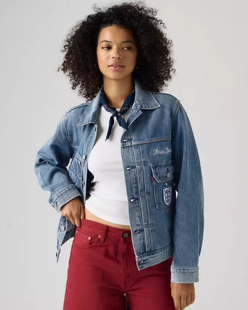 levi’s® england football type ii 牛仔外套 006GH0006L- Dark Wash  – Levi's 香港