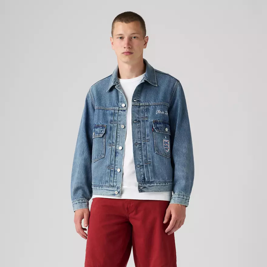 levi’s® england football type ii 牛仔外套 006GH0006L- Dark Wash – Levi's 香港