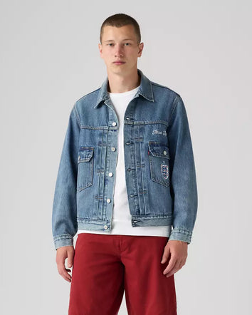 levi’s® england football type ii 牛仔外套 006GH0006L- Dark Wash  – Levi's 香港