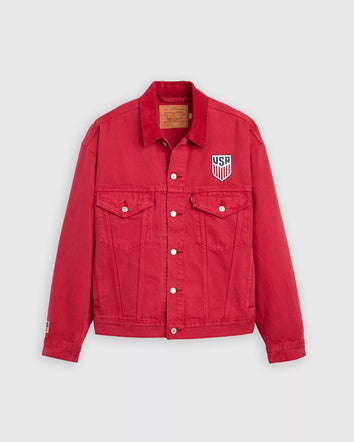 levi's® u.s. soccer type iii jacket 006GU0000L- Medium Wash  – Levi's Hong Kong