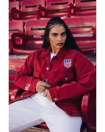 levi's® u.s. soccer type iii jacket 006GU0000L- Medium Wash  – Levi's Hong Kong