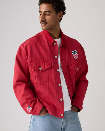 levi's® u.s. soccer type iii jacket 006GU0000L- Medium Wash  – Levi's Hong Kong