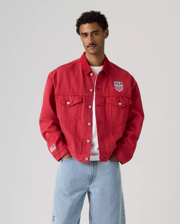 levi's® u.s. soccer type iii jacket 006GU0000L- Medium Wash  – Levi's Hong Kong