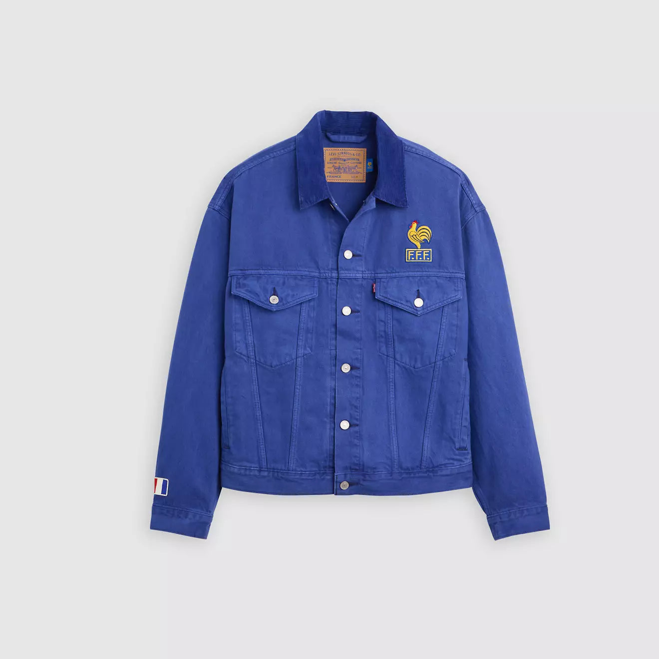 levi’s® france football type iii 牛仔外套   006GU0002S- Medium Indigo – Levi's 香港