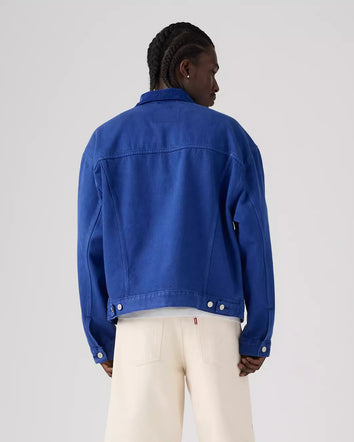 levi’s® france football type iii 牛仔外套   006GU0002S- Medium Indigo  – Levi's 香港