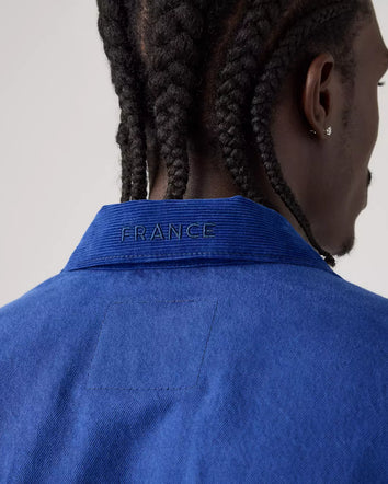 levi’s® france football type iii 牛仔外套   006GU0002S- Medium Indigo  – Levi's 香港