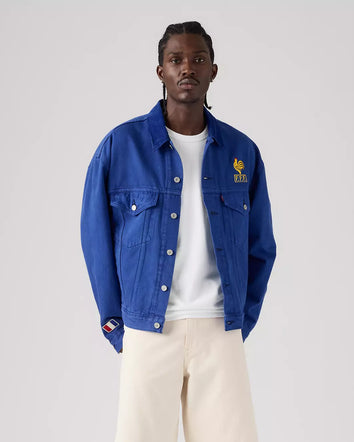 levi’s® france football type iii 牛仔外套   006GU0002S- Medium Indigo  – Levi's 香港