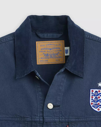 levi’s® england football type ii 牛仔外套 006GU0004S- White  – Levi's 香港