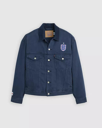 levi’s® england football type ii 牛仔外套 006GU0004S- White  – Levi's 香港