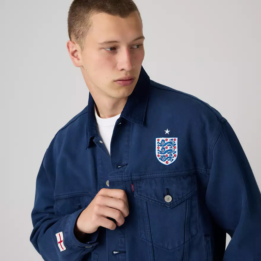 levi’s® england football type ii 牛仔外套 006GU0004S- White – Levi's 香港