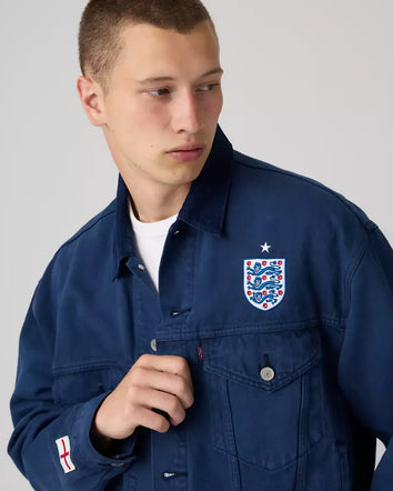 levi’s® england football type ii 牛仔外套 006GU0004S- White  – Levi's 香港