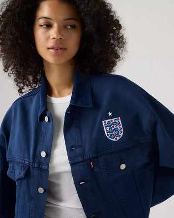 levi’s® england football type ii 牛仔外套 006GU0004S- White  – Levi's 香港