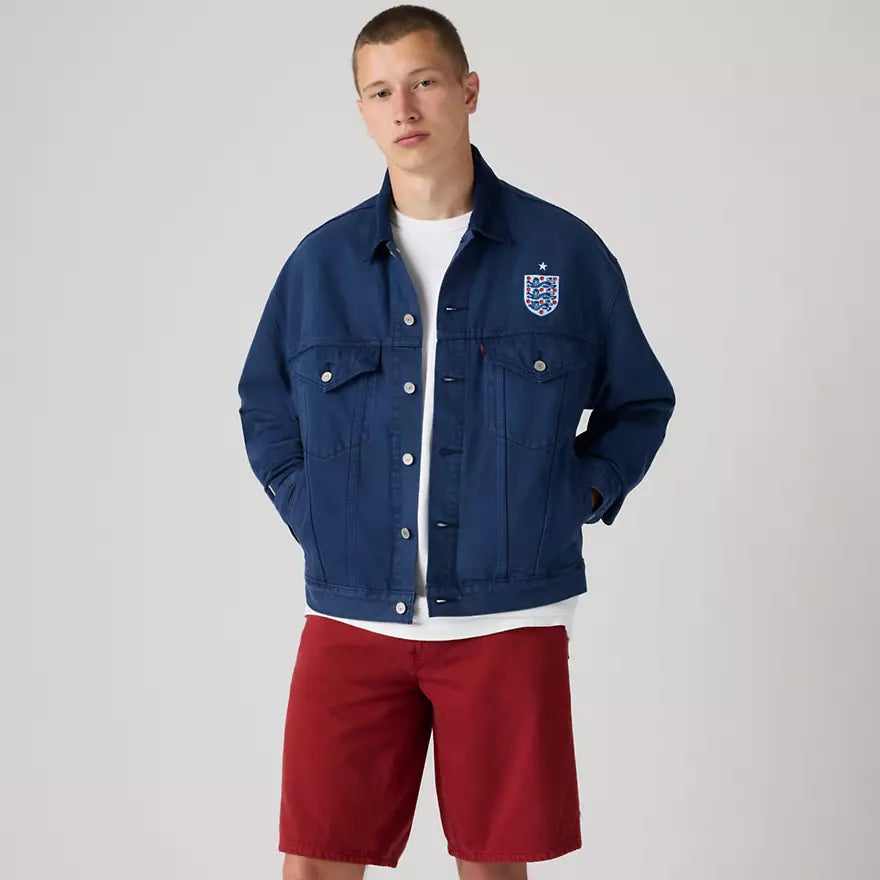 levi’s® england football type ii 牛仔外套 006GU0004S- White – Levi's 香港